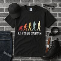 Funny LetS Go Darwin Charles Darwin Quote Evolution Tall T-Shirt