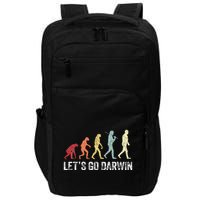 Funny LetS Go Darwin Charles Darwin Quote Evolution Impact Tech Backpack