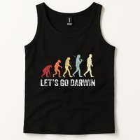 Funny LetS Go Darwin Charles Darwin Quote Evolution Tank Top