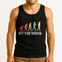 Funny LetS Go Darwin Charles Darwin Quote Evolution Tank Top