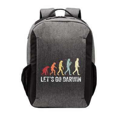 Funny LetS Go Darwin Charles Darwin Quote Evolution Vector Backpack