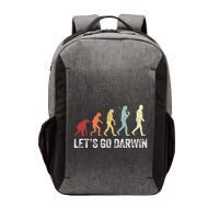 Funny LetS Go Darwin Charles Darwin Quote Evolution Vector Backpack
