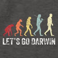 Funny LetS Go Darwin Charles Darwin Quote Evolution Vector Backpack