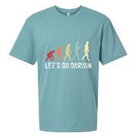 Funny LetS Go Darwin Charles Darwin Quote Evolution Sueded Cloud Jersey T-Shirt