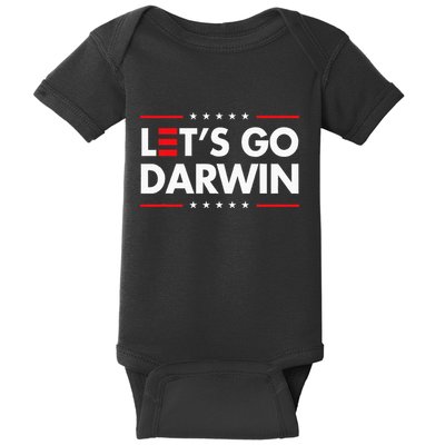 Funny LetS Go Darwin Charles Darwin Baby Bodysuit