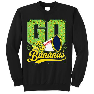 Funny Lets Go Bananas Graphic for Women Gift Sweatshirt