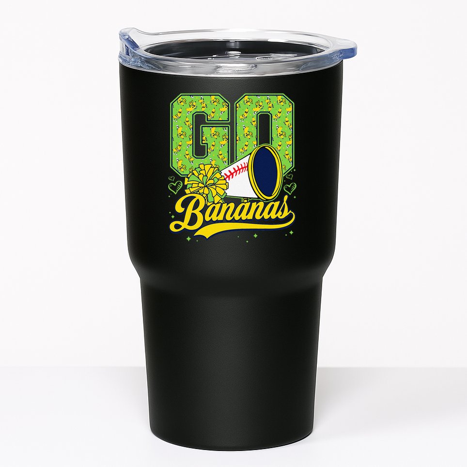 Funny Lets Go Bananas Graphic for Women Gift Tumbler