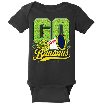 Funny Lets Go Bananas Graphic for Women Gift Baby Bodysuit