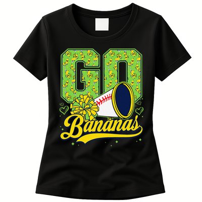 Funny Lets Go Bananas Graphic for Women Gift Womens T-Shirt