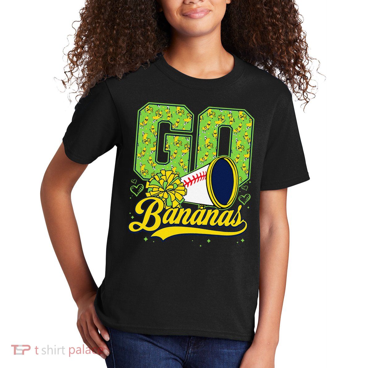 Funny Lets Go Bananas Graphic for Women Gift Kids T-Shirt