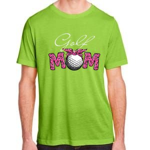 Funny Leopard Golf Mom Sport Love Mother's Day Gift Adult ChromaSoft Performance T-Shirt