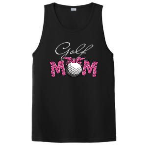 Funny Leopard Golf Mom Sport Love Mother's Day Gift PosiCharge Competitor Tank