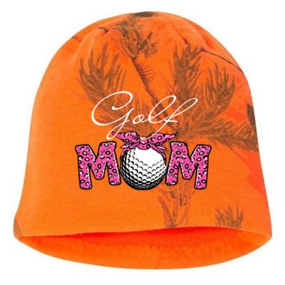 Funny Leopard Golf Mom Sport Love Mother's Day Gift Kati - Camo Knit Beanie