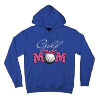 Funny Leopard Golf Mom Sport Love Mother's Day Gift Tall Hoodie