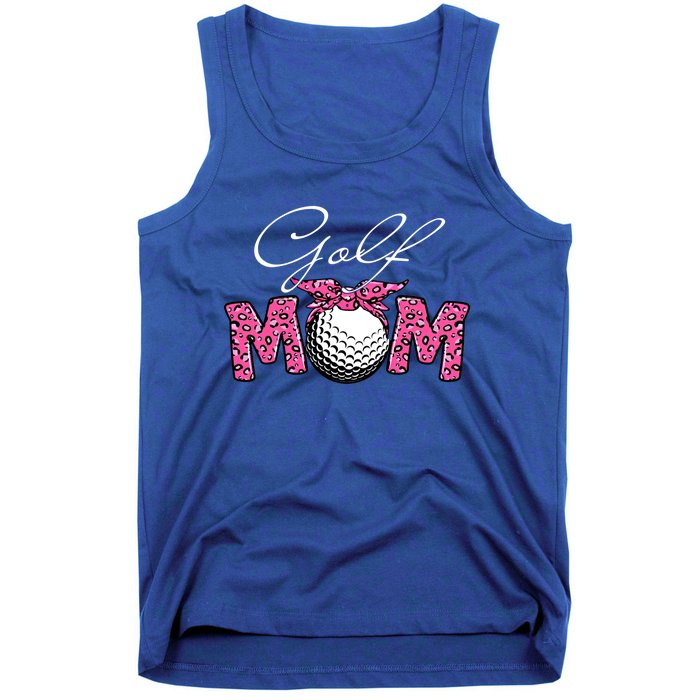 Funny Leopard Golf Mom Sport Love Mother's Day Gift Tank Top