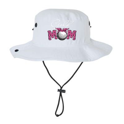 Funny Leopard Golf Mom Sport Love Mother's Day Gift Legacy Cool Fit Booney Bucket Hat