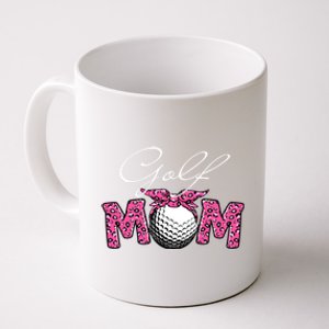 Funny Leopard Golf Mom Sport Love Mother's Day Gift Coffee Mug