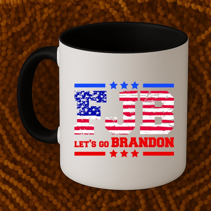 FBJ Lets Go Brandon USA Flag LGB United States Mug