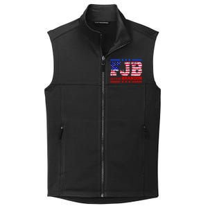 FBJ Lets Go Brandon USA Flag LGB United States Collective Smooth Fleece Vest