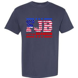 FBJ Lets Go Brandon USA Flag LGB United States Garment-Dyed Heavyweight T-Shirt