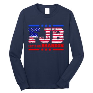 FBJ Lets Go Brandon USA Flag LGB United States Long Sleeve Shirt