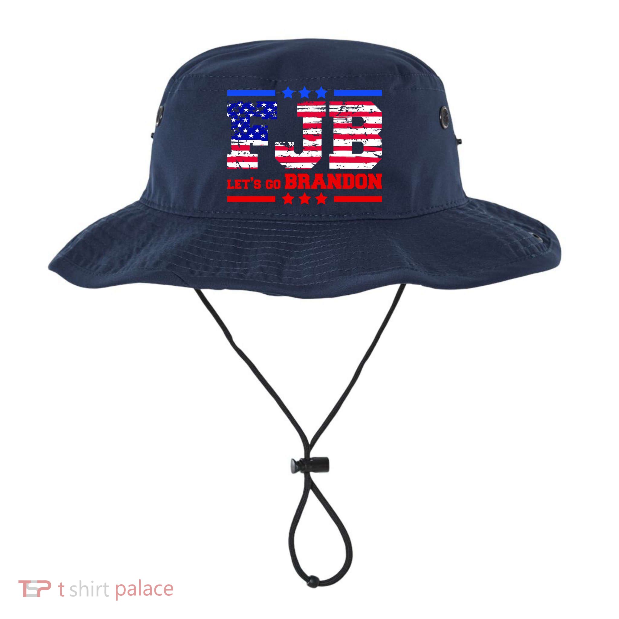 FBJ Lets Go Brandon USA Flag LGB United States Bucket Hat