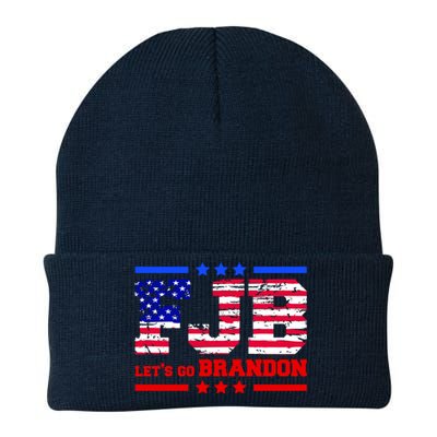 FBJ Lets Go Brandon USA Flag LGB United States Knit Cap Winter Beanie