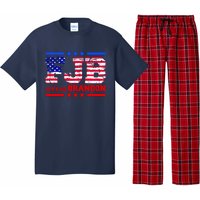 FBJ Lets Go Brandon USA Flag LGB United States Pajama Set