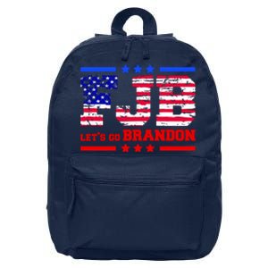 FBJ Lets Go Brandon USA Flag LGB United States 16 in Basic Backpack