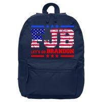 FBJ Lets Go Brandon USA Flag LGB United States 16 in Basic Backpack