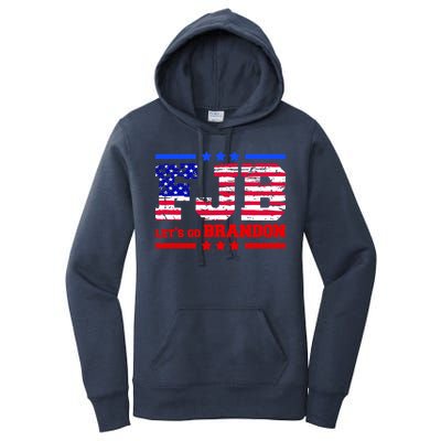 FBJ Lets Go Brandon USA Flag LGB United States Women's Pullover Hoodie