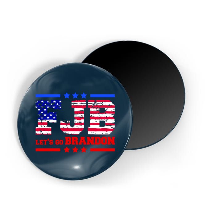 FBJ Lets Go Brandon USA Flag LGB United States Magnet