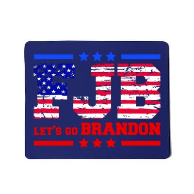 FBJ Lets Go Brandon USA Flag LGB United States Mousepad