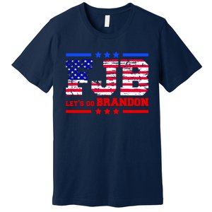 FBJ Lets Go Brandon USA Flag LGB United States Premium T-Shirt