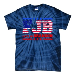 FBJ Lets Go Brandon USA Flag LGB United States Tie-Dye T-Shirt