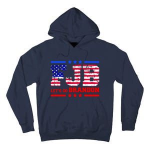 FBJ Lets Go Brandon USA Flag LGB United States Tall Hoodie