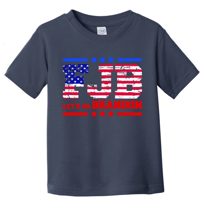 FBJ Lets Go Brandon USA Flag LGB United States Toddler T-Shirt
