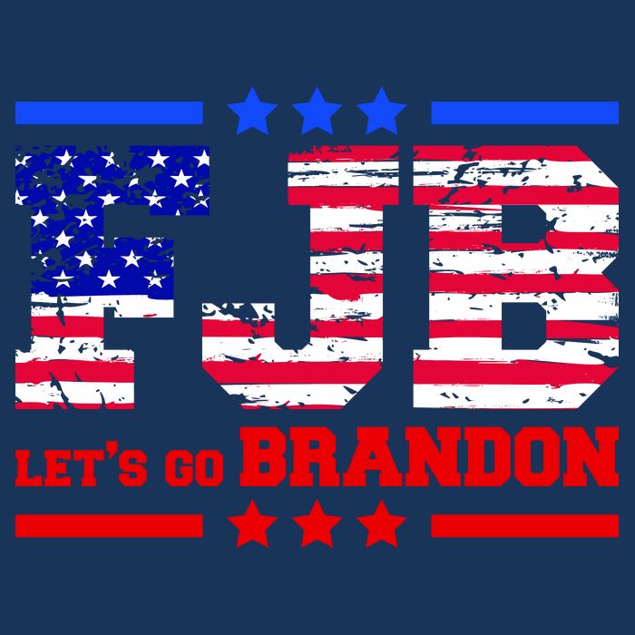 FBJ Lets Go Brandon USA Flag LGB United States Toddler T-Shirt