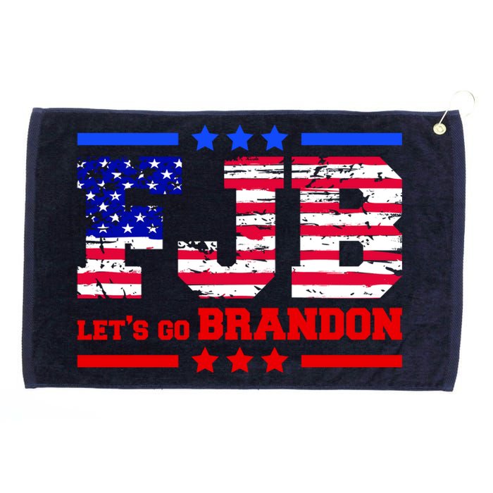 FBJ Lets Go Brandon USA Flag LGB United States Grommeted Golf Towel