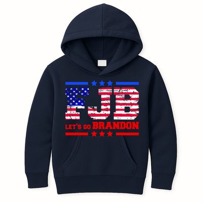 FBJ Lets Go Brandon USA Flag LGB United States Kids Hoodie