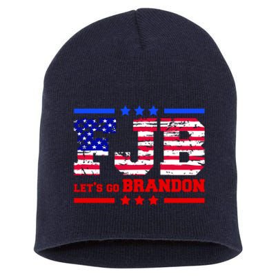 FBJ Lets Go Brandon USA Flag LGB United States Short Acrylic Beanie