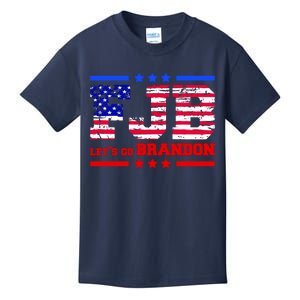 FBJ Lets Go Brandon USA Flag LGB United States Kids T-Shirt