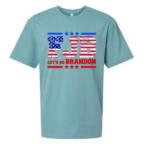 FBJ Lets Go Brandon USA Flag LGB United States Sueded Cloud Jersey T-Shirt