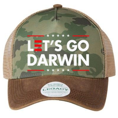 Funny LetS Go Darwin Charles Darwin Legacy Tie Dye Trucker Hat