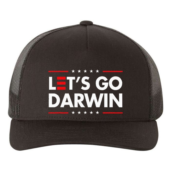 Funny LetS Go Darwin Charles Darwin Yupoong Adult 5-Panel Trucker Hat