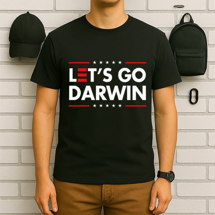 Funny LetS Go Darwin Charles Darwin T-Shirt