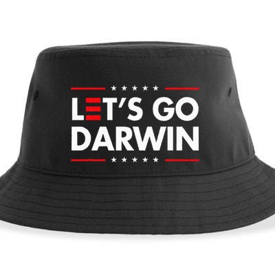 Funny LetS Go Darwin Charles Darwin Sustainable Bucket Hat