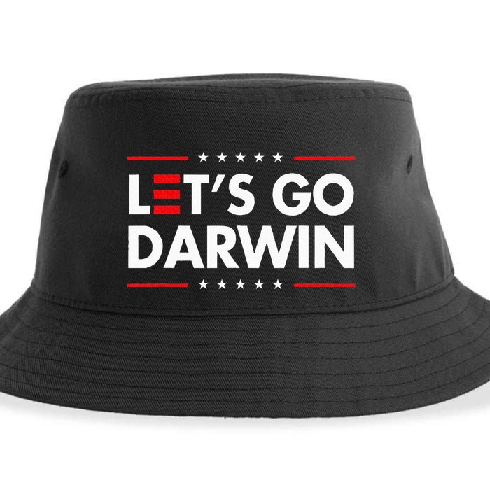 Funny LetS Go Darwin Charles Darwin Sustainable Bucket Hat