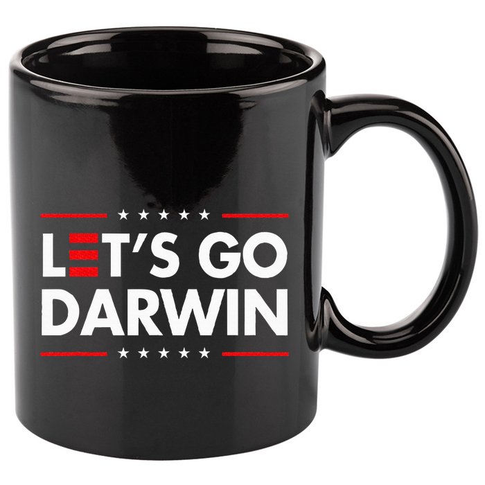 Funny LetS Go Darwin Charles Darwin 11oz C Handle Ceramic Mug