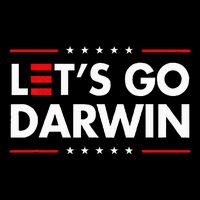 Funny LetS Go Darwin Charles Darwin Drawstring Bag